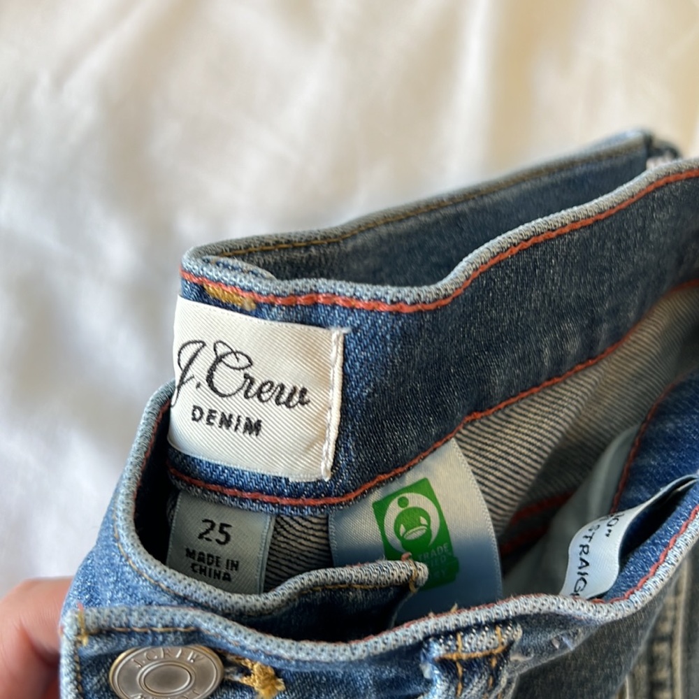J.Crew mid rise 10” vintage straight - Picture 3 of 5
